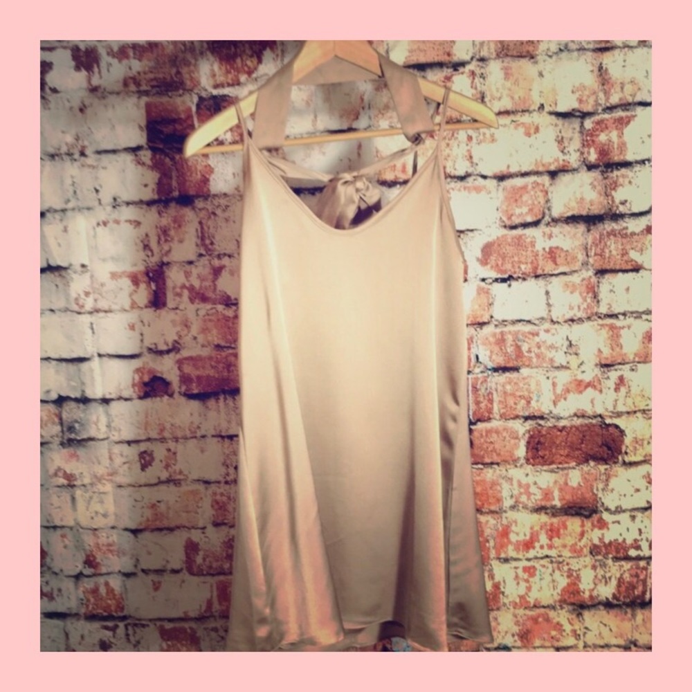Lush rose gold slip